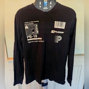 PacSun black women's long sleeve playboy